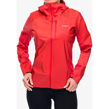 Bunda na běhání dámská Patagonia Storm Racer Jacket - pimento red