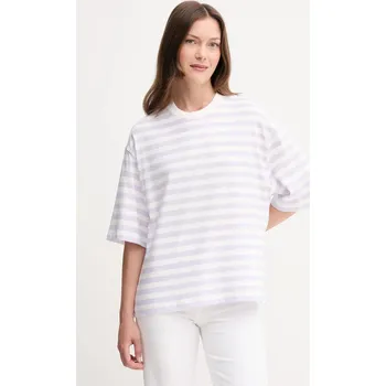 Dámské tričko Bavlněné tričko United Colors of Benetton dámské, fialová barva, 34N1D10AO 04X, vel. L