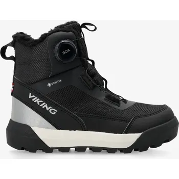 Chlapecká zimní obuv Dětské boty Viking Footwear Expower Warm GTX BOA - black
