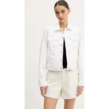 Pánská bunda Džínová bunda Tommy Jeans béžová barva, přechodná, DW0DW20121 00A, vel. XL