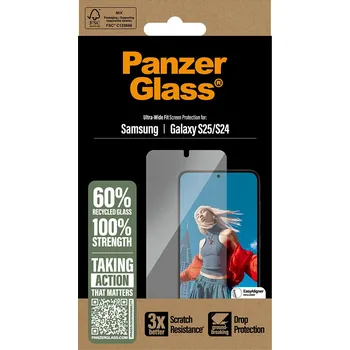 Tvrzené sklo PanzerGlass pro Samsung Galaxy S25 1 ks