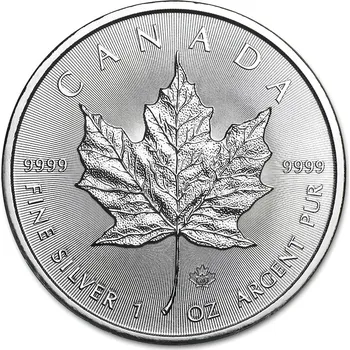 Royal Canadian Mint - Stříbrná mince Canadian Maple Leaf 1 oz 2020