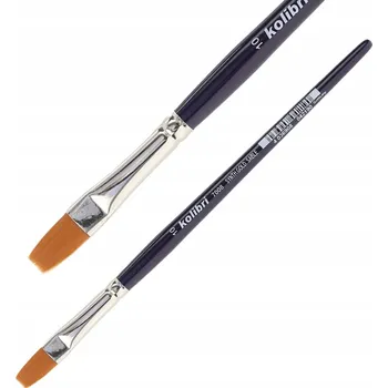 Umělecký štětec KOLIBRI ŠTĚTEC SÉRIE 7008 Č. 10 PLOCHÝ SYNTETICKÝ