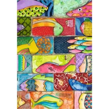 Puzzle Ravensburger puzzle Rybky 300 dílků