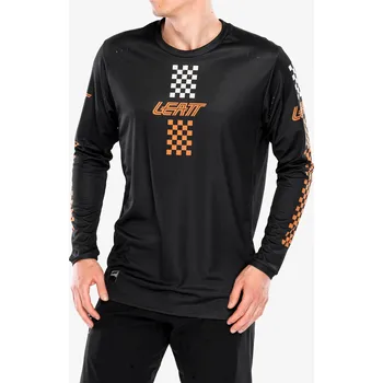 cyklistický dres Cyklistická mikina Leatt Jersey MTB Enduro 4.0 - black