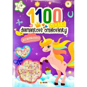 Pohádka Diamantové omalovánky Jednorožci - 1100 kamínků