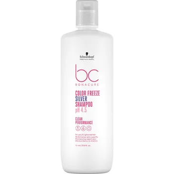 Šampon Schwarzkopf Professional Bonacure Color Freeze Silver Shampoo stříbrný šampon pro eliminaci žlutých tónů 1 l, EXP. 11/2025