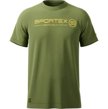 Pánské tričko SPORTEX - Tričko T-Shirt zelené s logem vel. M