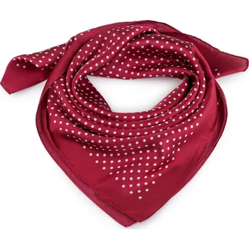 Deštník Saténový šátek puntík 65x65 cm červená 1 ks