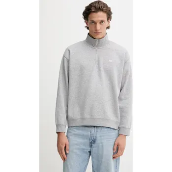 Pánská mikina Mikina Levi's pánská, šedá barva, melanžová, 005N6 005N6.0001 09X, vel. XS