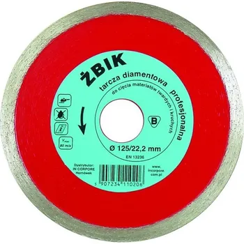 Příslušenství k brusce Diamantový kotouč In Corpore Žbik Koneser 125x22,2 mm