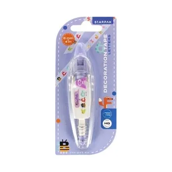 Set školních potřeb Taśma dekoracyjna 6mmx4m Literki STARPAK 529938