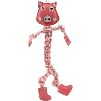 Hračka pro psa Wooffee Prasátko dlouhán - přetahovací hračka