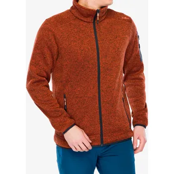 Pánská mikina Fleecová mikina CMP Perl Jacket Knitted - ruggine/antracite