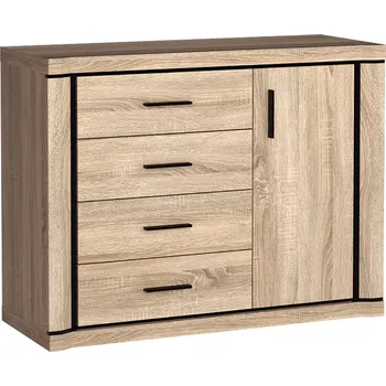 Komoda DALLAS D3 komoda 117 cm sonoma