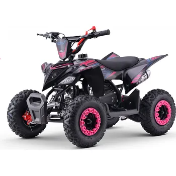 Dětská tříkolka Dětská dvoutaktní čtyřkolka ATV MiniRocket MiniWarrior 49ccm, růžová