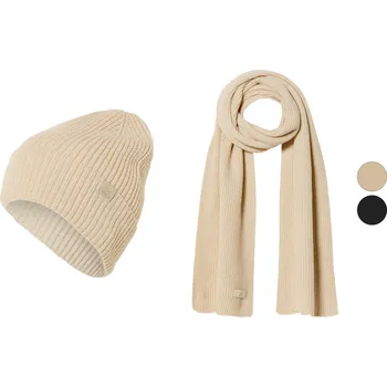 Čepice SANSIBAR Dámská pletená čepice a šála