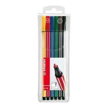 Flamaster Pen 6806 6 sztuk w etui 6806/PL