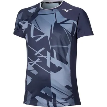 Běžecké oblečení Běžecké tričko Mizuno DB Shadow Graphic SS Tee 62GAC50105 Velikost textilu: S