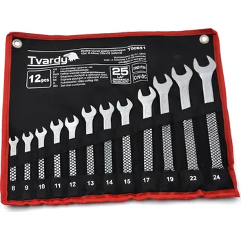 Klíč Tvardy Klíče očko-vidlicové nástěnné 12 ks 8 – 24 mm HQ 15632 T00651