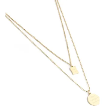 Náhrdelník Flamenco Mystique Náhrdelník z 14karátové pozlacené chirurgické oceli, délka 40,5/47,5 cm, s nastavitelnou délkou 5 cm