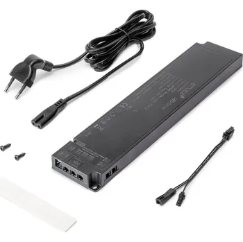 Ovladač světel EMUCA Napájecí zdroj Smart LED 12 V DC, ultra tenký, 6× výstup MINILED, SMART port Výkon trafa (W): 15