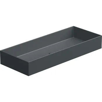 Umyvadlo na desku Zenith FS 100 keramické, ebano matné, 100x40 cm, ZELAVFS100028