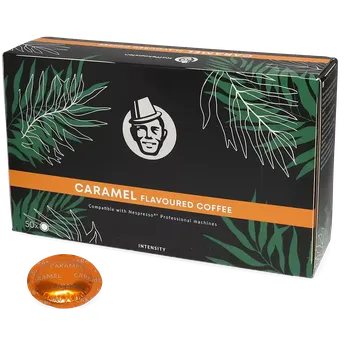 Káva Kaffekapslen | Karamelová káva - Počet kapslí pro Nespresso® Pro: 50