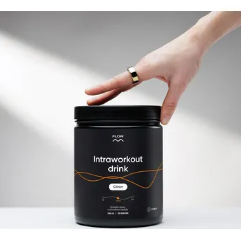 Aminokyselina Flow Intraworkout - přírodní citron, 740 g, citron, grep, tréninkový nápoj, vysoká vstřebatelnost, potřebné sacharidy a aminokyseliny, podpora silových sportovců