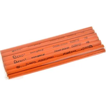 Grafitová tužka GEKO Truhlářská tužka 180mm 12ks 12170