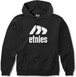 Mikina Etnies Classic Icon Hoodie 25/26 Black/White M