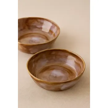 Sada nádobí Bloomingville Sada 2 ks Miska Lotus, 19,5 x 5 cm