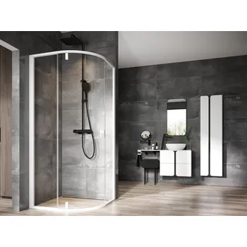 Ravak Sprchový kout NSKK3 90x90, bílá+transparent