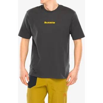 Pánské tričko Bavlněné tričko La Sportiva Moon Climb T-Shirt - onyx