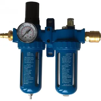 rozdělovač topení MAR-POL Odkalovač s manometrem, regulátorem a přimazáváním 1/2" profi 02396