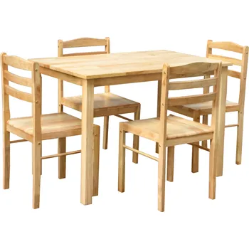 Jídelní set Slevadoma - LOAK - Masivní dřevo