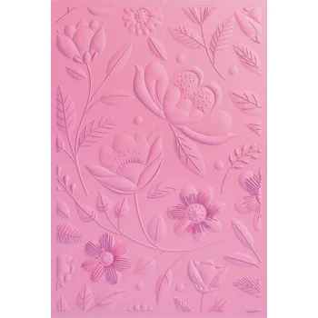 Sizzix Květiny ze zahrady - A6 embosovací kapsa 3D