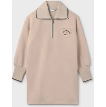 Oblečení a móda Dívčí šaty Mayoral 7912.8F.Junior.9BYA béžová 12X, vel. 167