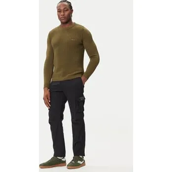 Pánský svetr Aeronautica Militare Svetr 252MA1571UL00409 Zelená Slim Fit XXL