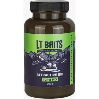 Návnadová surovina Dip LT Baits 300gr Top 8 Mix