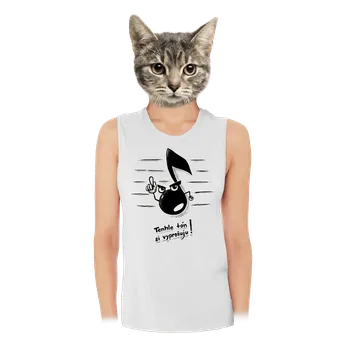 Bastard Tón dámské tílko volné White