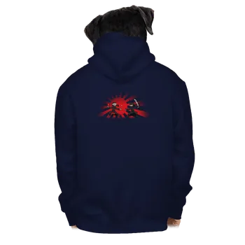 Pánská mikina Bastard Ninja pánská mikina na zip Navy