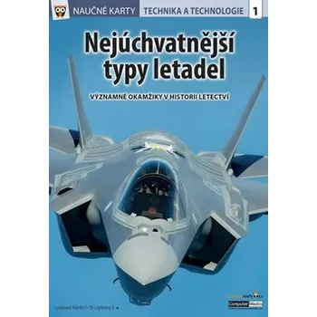 Bystrá hlava Nejúchvatnější typy letadel - Naučné karty