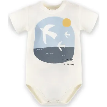 Kojenecké oblečení PINOKIO Body krátký rukáv Ecru Summertime vel. 62