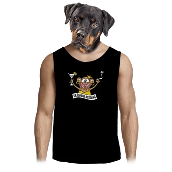 Pánské tílko Bastard Královna mejdanů pánské tílko Black