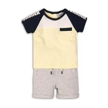 Kojenecká souprava DIRKJE Set 2dílný tričko C-SO SUNNY SUMMER IS HERE! 62 Yellow-Grey