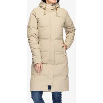 Dámský kabát Dámský péřový kabát Jack Wolfskin Nordlicht Coat - anis