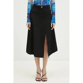 Dámská sukně Vlněná sukně JW Anderson Patchwork A-Line Skirt, S, černá, 99X