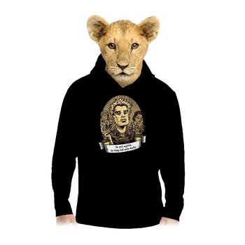 Chlapecká mikina Bastard B14: Samotáři dětská mikina klokanka Black