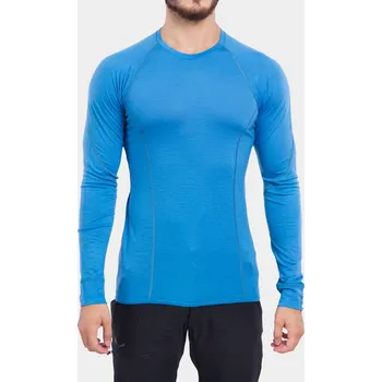 Pánské tričko Mikina Sensor Merino Active Tee L/S - blue
